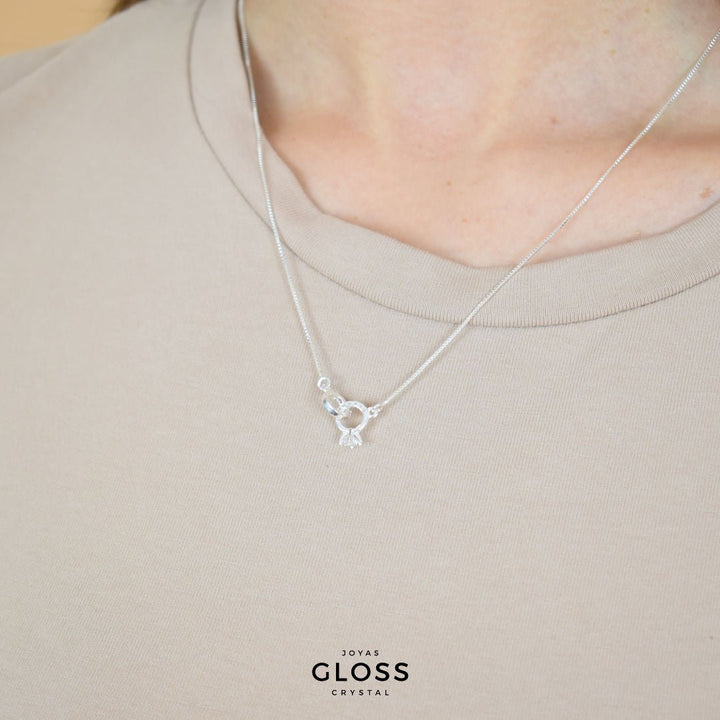 Collar Compromiso Circón - Joyas Gloss Crystal