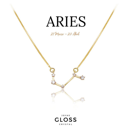 Collar Constelación Aries - Joyas Gloss Crystal