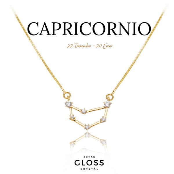 Collar Constelación Capricornio - Joyas Gloss Crystal