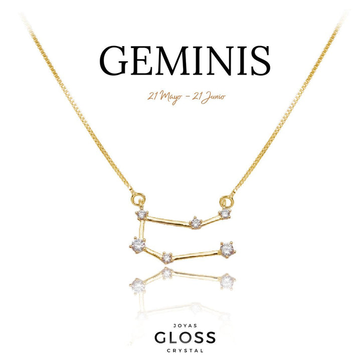 Collar Constelación Géminis - Joyas Gloss Crystal