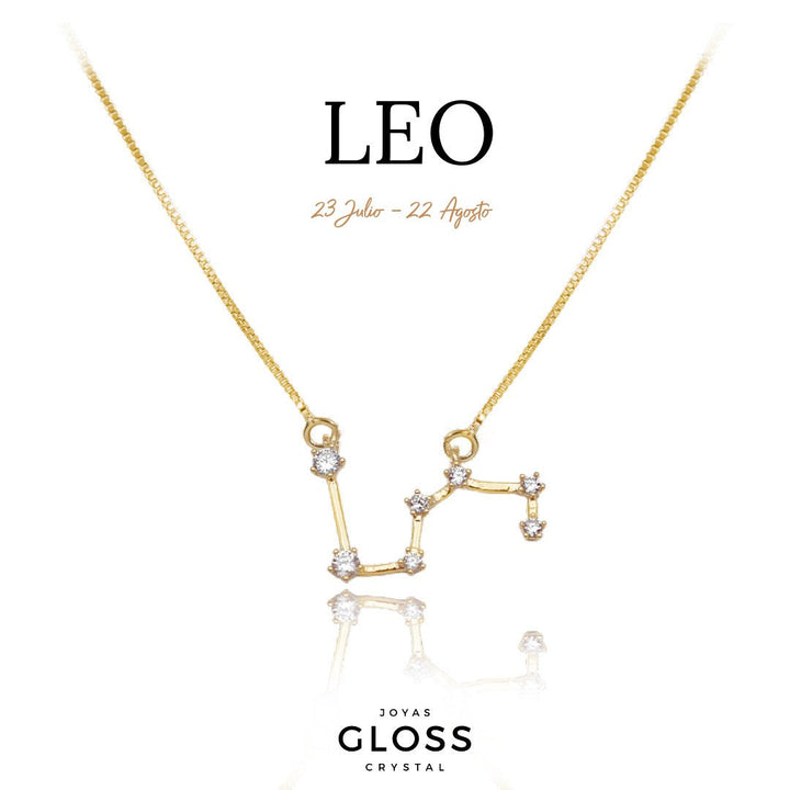 Collar Constelación Leo - Joyas Gloss Crystal