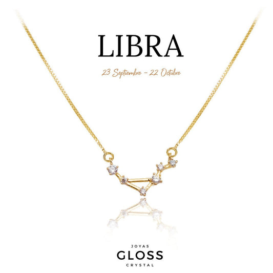 Collar Constelación Libra - Joyas Gloss Crystal