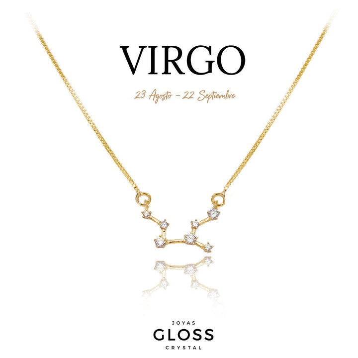 Collar Constelación Virgo - Joyas Gloss Crystal