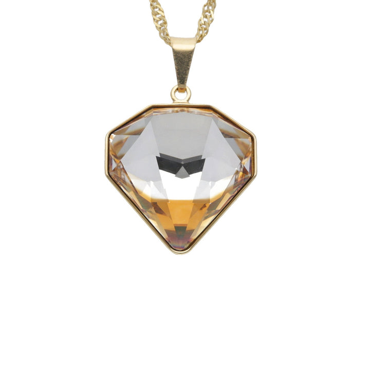 Collar Copper Cristal Genuino - Joyas Gloss Crystal