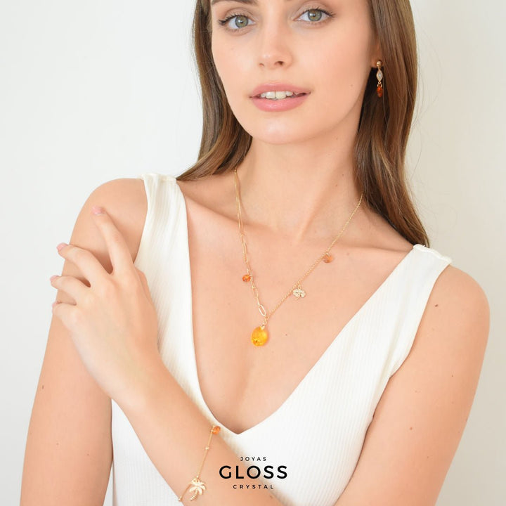 Collar Locura Mia - Joyas Gloss Crystal