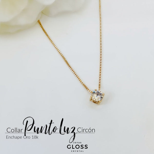 Collar Praga Circón - Joyas Gloss Crystal