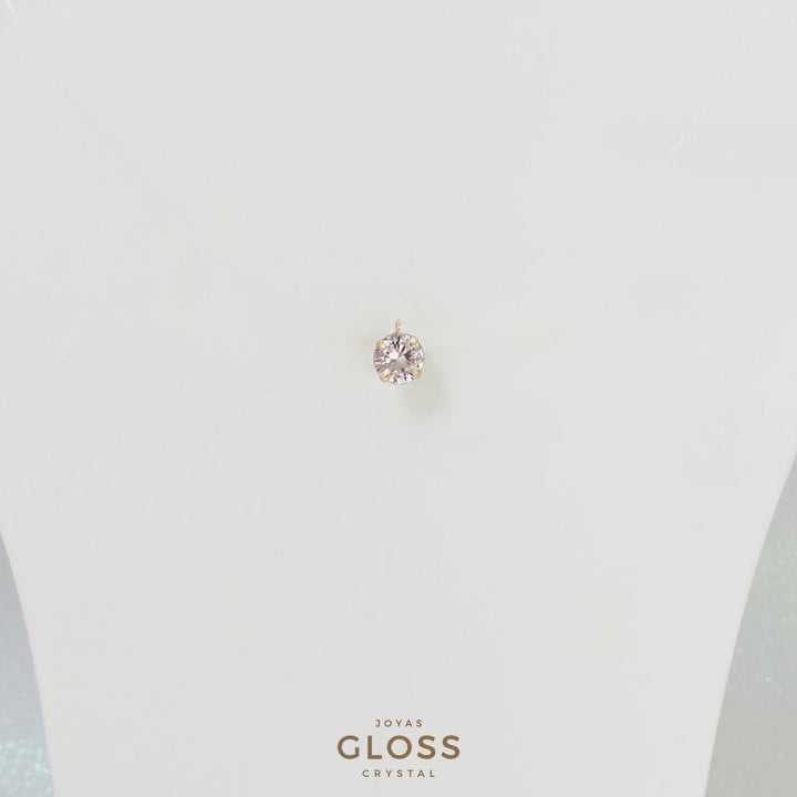 Collar Punto Luz Hilo Circón - Joyas Gloss Crystal