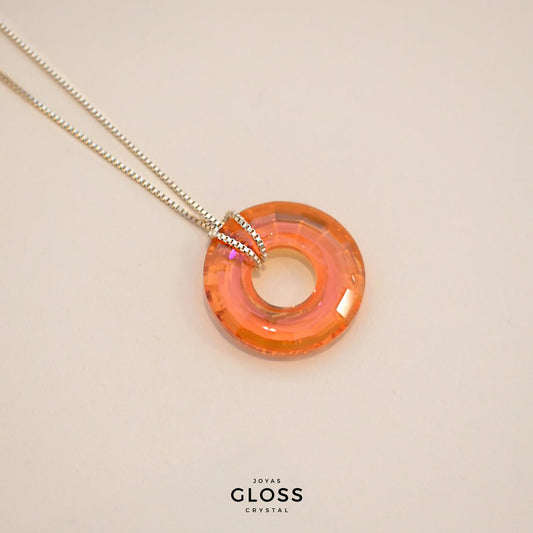 Collar Sunshine Baño de Oro 18k - Joyas Gloss Crystal