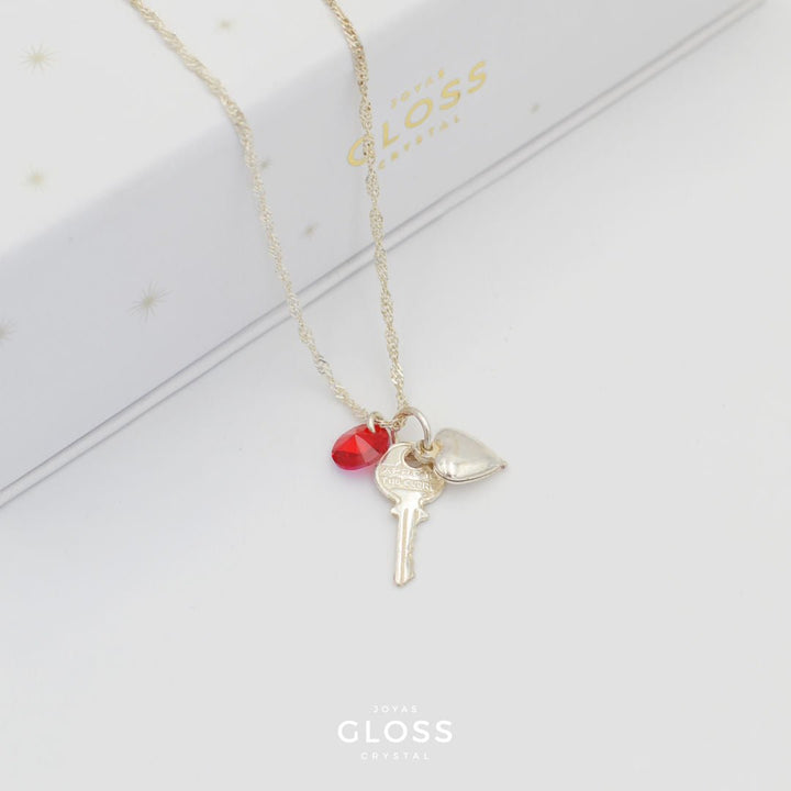 Collar Unión Eterna Plata - Joyas Gloss Crystal
