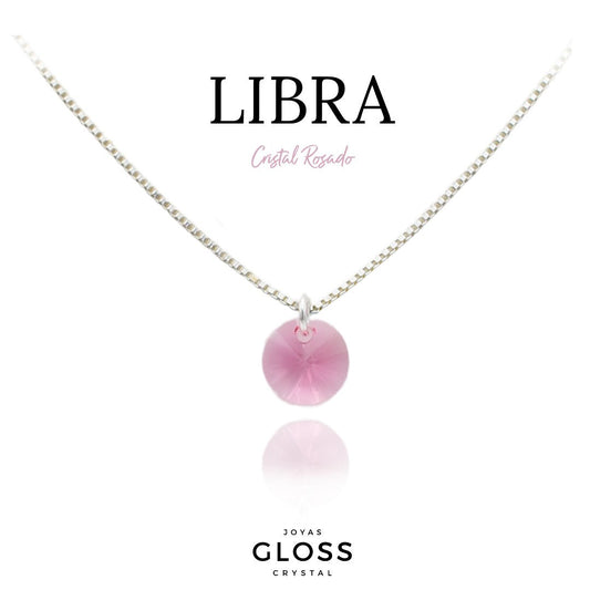 Collar Zodiaco Libra - Joyas Gloss Crystal