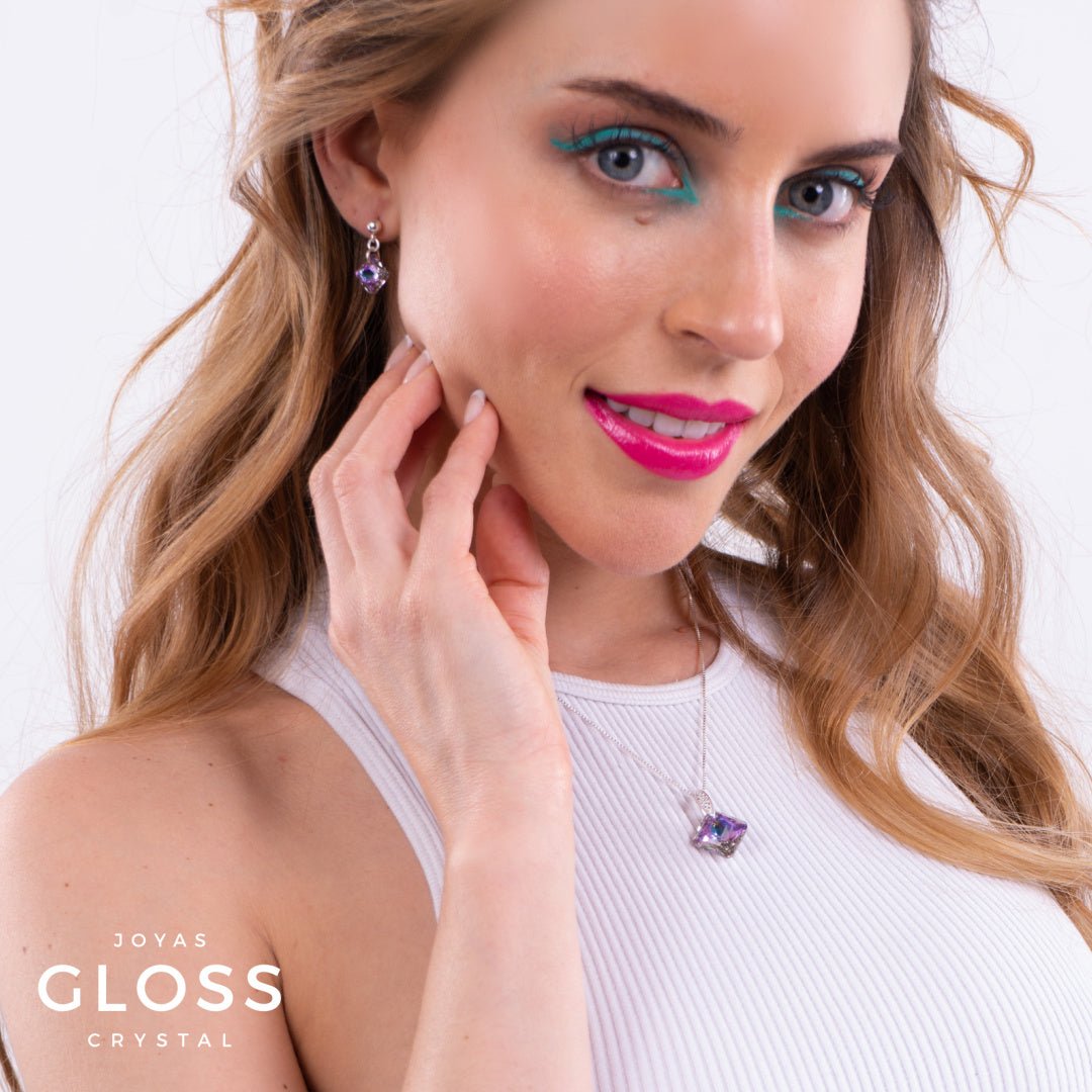 Conjunto Princess Cut Vitrail Light - Joyas Gloss Crystal