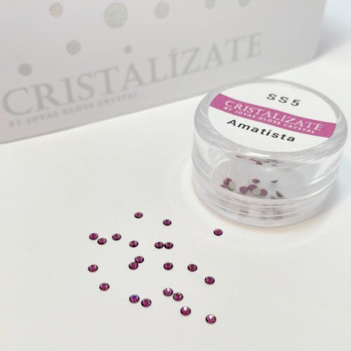 Cristal Para Uñas - Amatista - Joyas Gloss Crystal