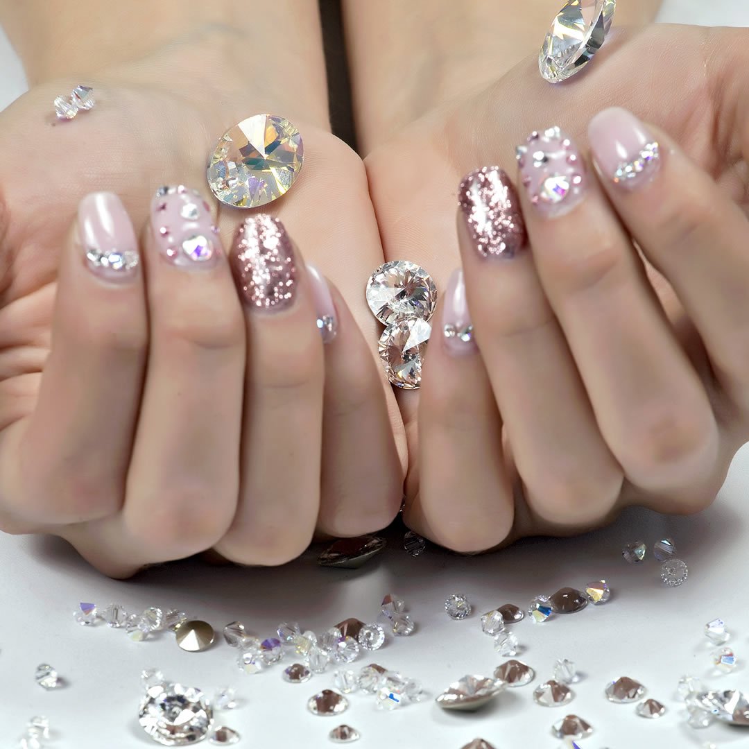 Cristal Para Uñas - Amatista - Joyas Gloss Crystal