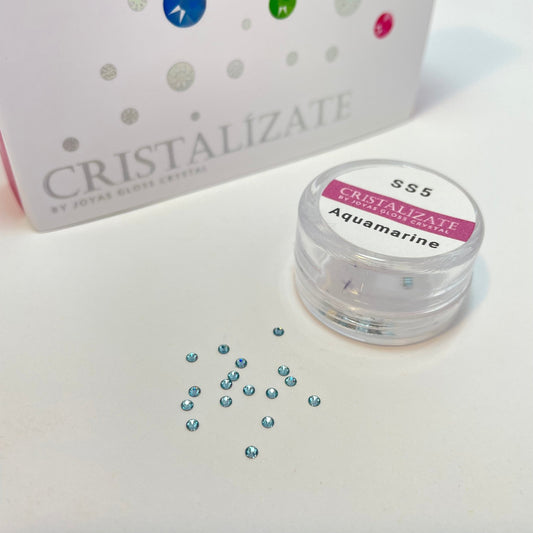 Cristal Para Uñas - Aquamarine - Joyas Gloss Crystal