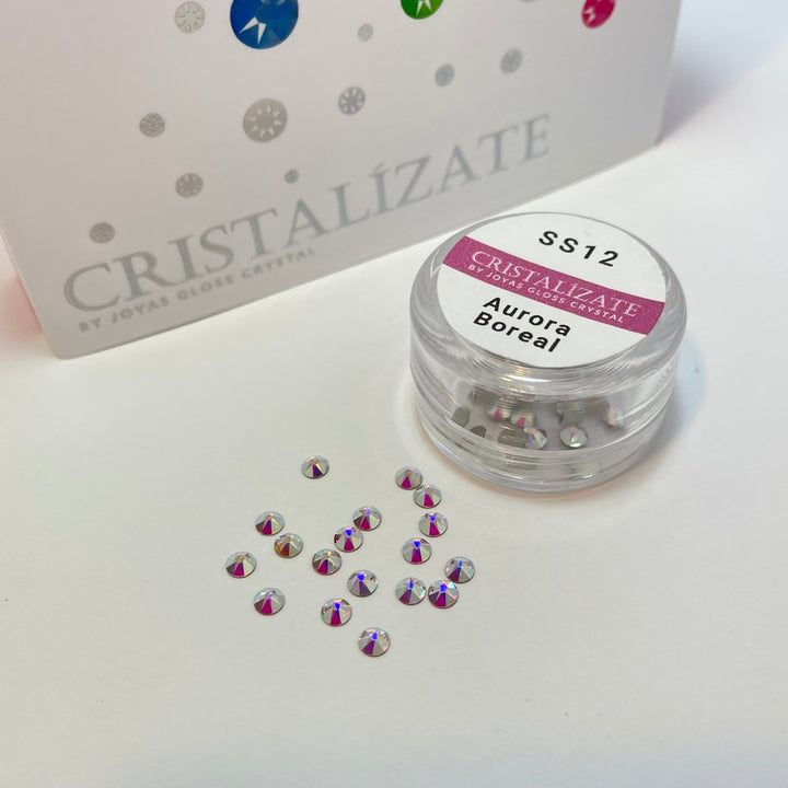 Cristal Para Uñas - Aurora Boreal - Joyas Gloss Crystal