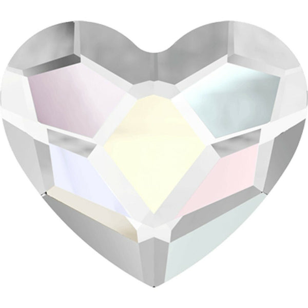 Cristal Para Uñas - Heart Aurora Boreal - Joyas Gloss Crystal