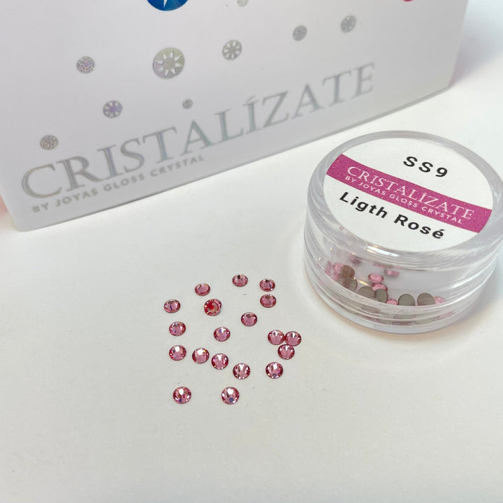 Cristal Para Uñas - Ligth Rose - Joyas Gloss Crystal