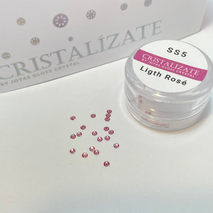 Cristal Para Uñas - Ligth Rose - Joyas Gloss Crystal