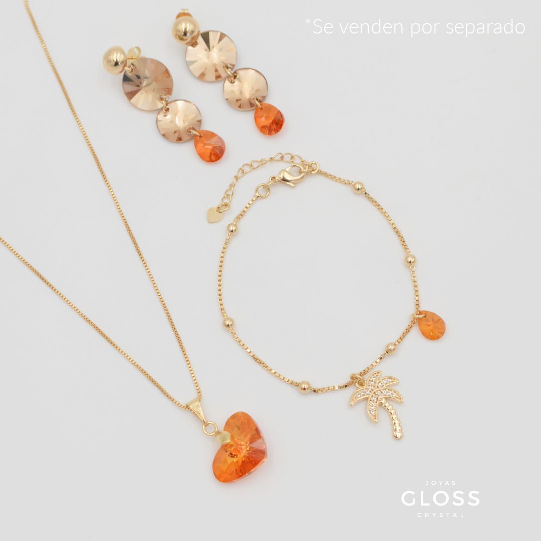 Pulsera Sunshine Oro - Joyas Gloss Crystal