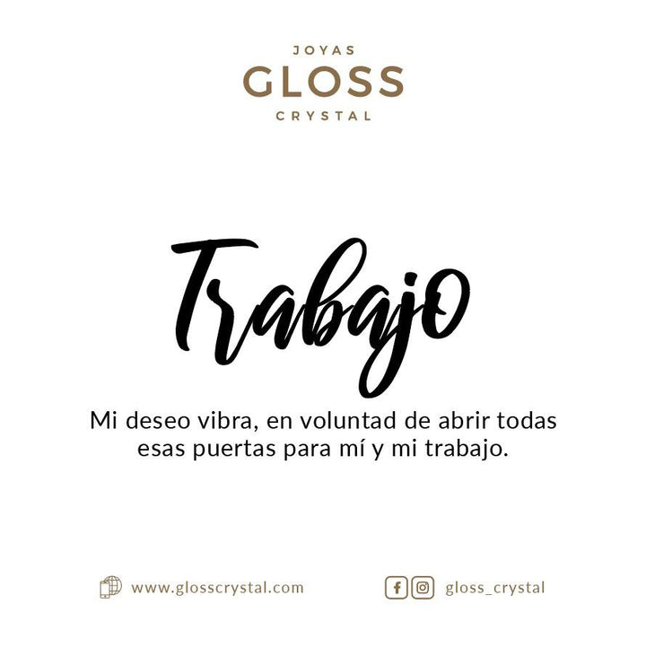 Pulsera Trabajo Cristal Genuino - Joyas Gloss Crystal